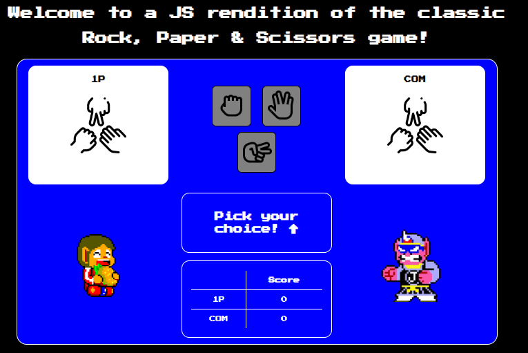 Javascript Rock, Paper and Scissors